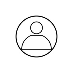 user icon people black vector face