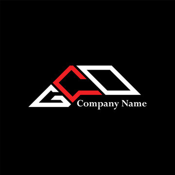 GCO logo design, GCO simple and modern logo. GCO luxurious alphabet design
