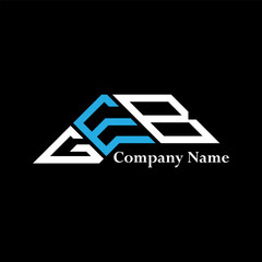 GEB logo design, GEB simple and modern logo. GEB luxurious alphabet design