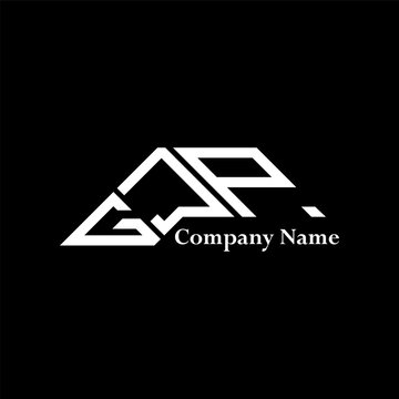 GJP logo design, GJP simple and modern logo. GJP luxurious alphabet design