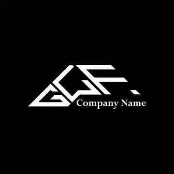GLF logo design, GLF simple and modern logo. GLF luxurious alphabet design