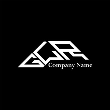 GLR logo design, GLR simple and modern logo. GLR luxurious alphabet design