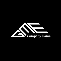 GME logo design, GME simple and modern logo. GME luxurious alphabet design