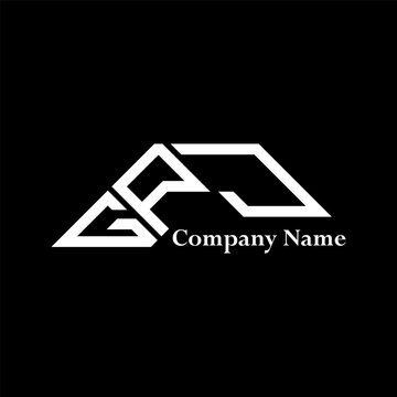 GPJ logo design, GPJ simple and modern logo. GPJ luxurious alphabet design