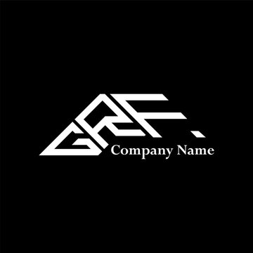 GRF logo design, GRF simple and modern logo. GRF luxurious alphabet design