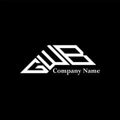 GWB logo design, GWB simple and modern logo. GWB luxurious alphabet design