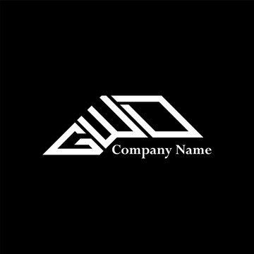 GWD logo design, GWD simple and modern logo. GWD luxurious alphabet design