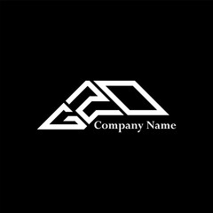GZO logo design, GZO simple and modern logo. GZO luxurious alphabet design