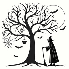 Obraz premium halloween night scene