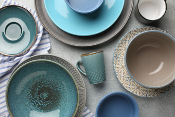 Blue and white porcelain tableware