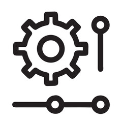 Obraz premium setting icon vector design