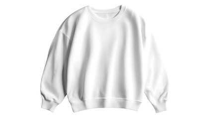 Professional White Crewneck Shirt Isolated on Pure White Background for Purchase_backup