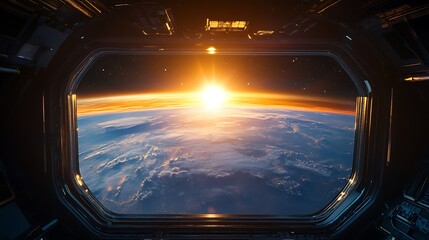 Sunrise from Space: A Breathtaking View of Earth
