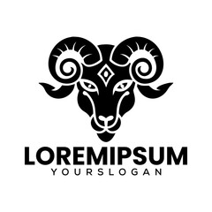 Goat Head Creative Logo, Creative Business New Logo