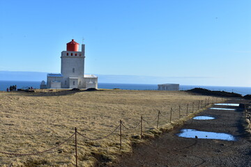 Dyrh&oacute;laey Lighthouse &ndash; South Coast of Iceland
