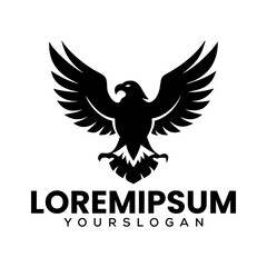 Naklejka premium Eagle vector logo, Eagle Business Creative Logo