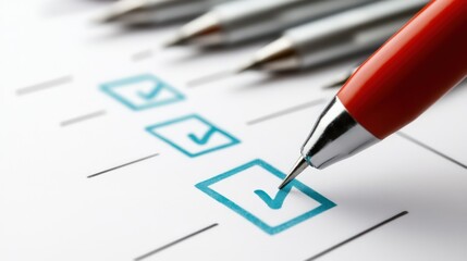 Digital Checklist for Certification and Verification in Professional Settings. --ar 16:9 --v 6.1