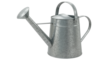 Isolated Metal Watering Can