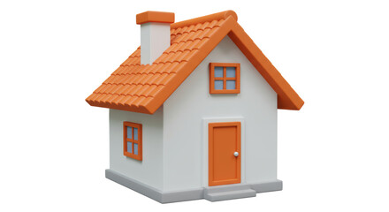 Isolated Cartoon House