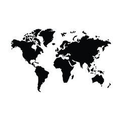 Obraz premium world map vector