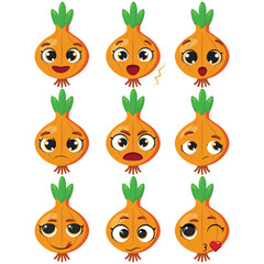 Onion emotions food education set