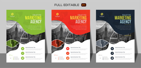 Back to School Education Flyer & Poster Template Bundle - Kids Online School Admission Brochure, Book Cover, Leaflet & Layout Pack