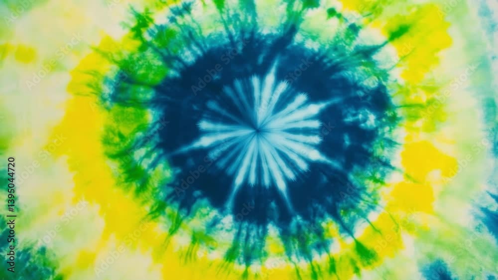 Poster psychedelic tie-dye pattern: a vibrant tie-dye pattern bursting with energy, showcasing swirls of co