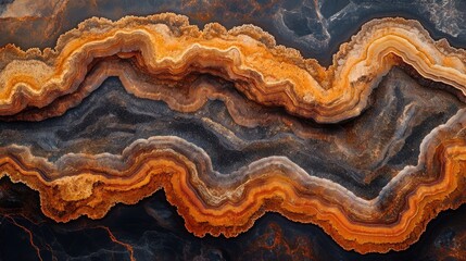 Abstract Onyx Stone Texture:  A Symphony of Earth Tones
