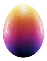 Easter Egg, Hand Painted, Isolated transparent PNG background