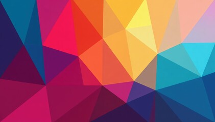 Geometric abstract shapes, vibrant color blocks, abstract, trendy