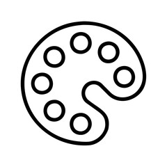 Palette art painting color artist paint drawing creative watercolor acrylic design