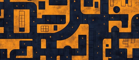 Detailed Cityscape Map