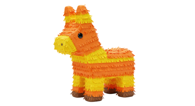 Isolated Colorful Pinata - Powered by Adobe