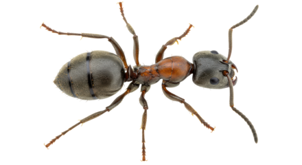 Isolated Detailed Ant Macro Shot