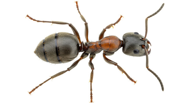 Isolated Detailed Ant Macro Shot