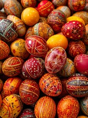 Fototapeta premium colorful easter eggs