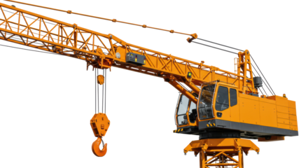 Isolated Construction Crane