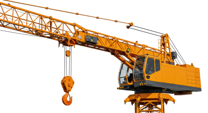 Isolated Construction Crane