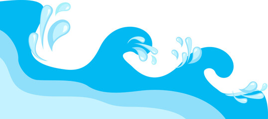 Blue Sea Water Corner