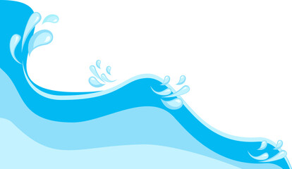 Blue Sea Water Corner