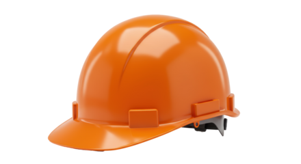 Isolated Orange Hard Hat