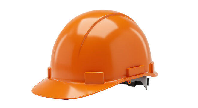 Isolated Orange Hard Hat