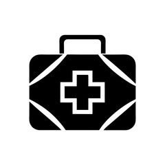 Obraz premium Medical Kit Icon Representing Safety and First Aid Essentials