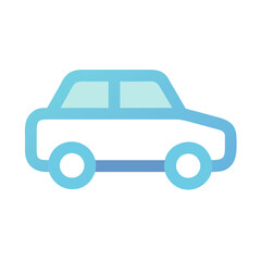 Obraz premium Sleek Car Icon Vector Design