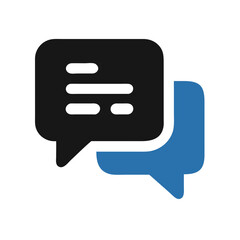 Fototapeta premium Modern Chat Bubble Icon Vector Design