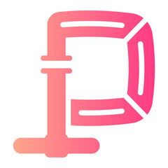 clamp gradient icon
