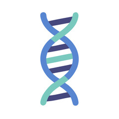 Innovative DNA Icon Vector for Science, Biology, and Genetics
