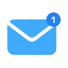 Received Message Notification Icon Vector &ndash; Communication and Alert Symbol Design