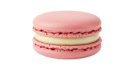 Isolated Pink Macaron