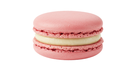 Isolated Pink Macaron